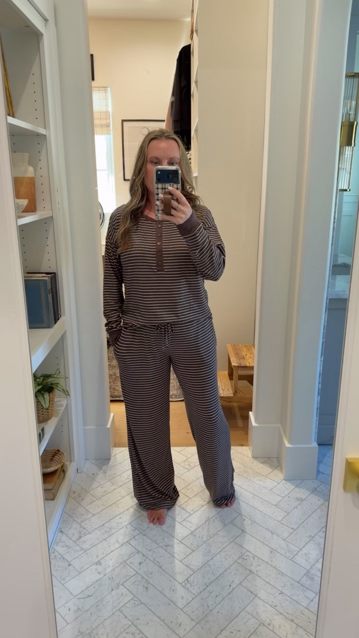 This is my second set of these pajamas! They’re the Joyspun pjs from Walmart. Wearing a medium.

#LTKSaleAlert #LTKootd #LTKmomlife