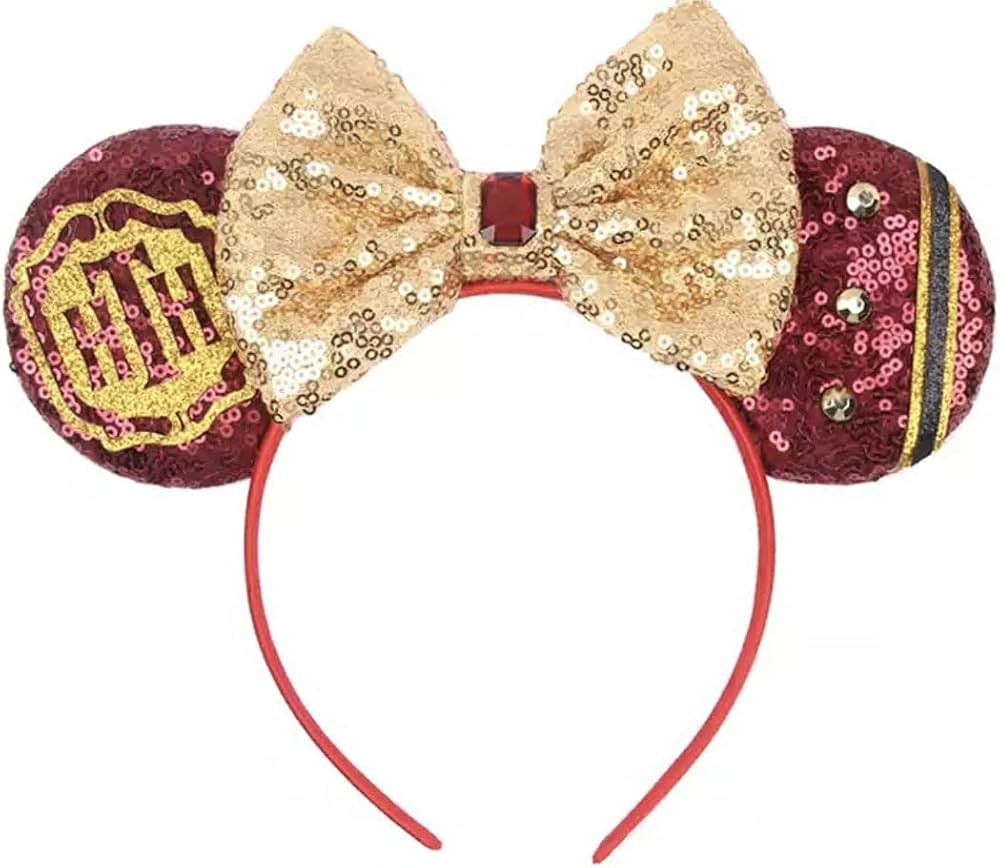CLGIFT Minnie Ears, Hollywood Tower Hotel, Iridescent, Silver gold blue, Rainbow Sparkle, Classic... | Amazon (US)