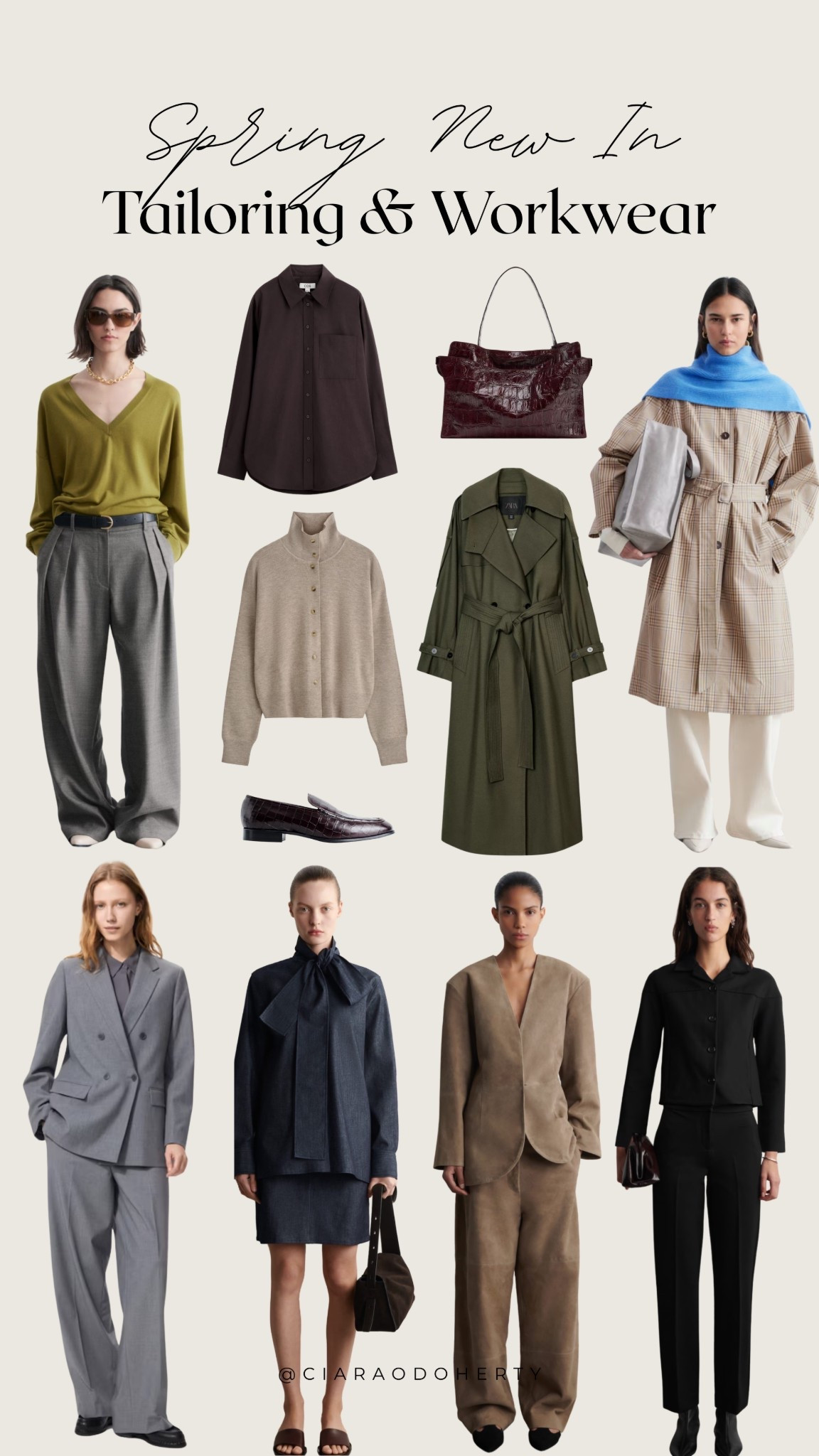 Spring New In: Tailoring & Workwear

Zara, cos, H&M, & other stories, Uniqlo, m&s, Abercrombie & fitch, workwear, tailored pieces

#LTKireland #LTKeurope #LTKspring