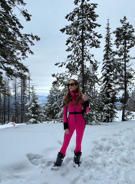 Skiing for spring break? I found the perfect ski suit. I felt so chic in this hot pink snow suit hitting the slopes. It’s form fitting but so warm and comfortable! 

#skiing #skisuit #snowsuit #snow #skitrip #barbie #barbiestyle #hotpink #barbiepink 

#LTKfitness #LTKSeasonal