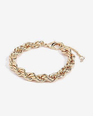 Thick Rope Chain Bracelet | Express