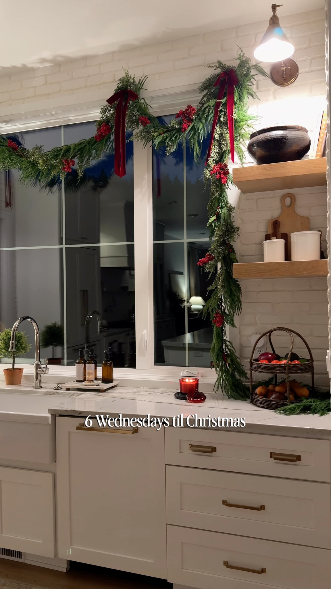 44 more sleeps! 

Christmas kitchen, holiday kitchen, Christmas decor, holiday, decor, garland, faucet, table, lamp, wall, sconces, home, decor, seasonal, decor, Afloral, Ralph, Lauren Christmas, berry stem, Norfolk, cedar


#LTKHoliday #LTKHome #LTKFindsUnder50