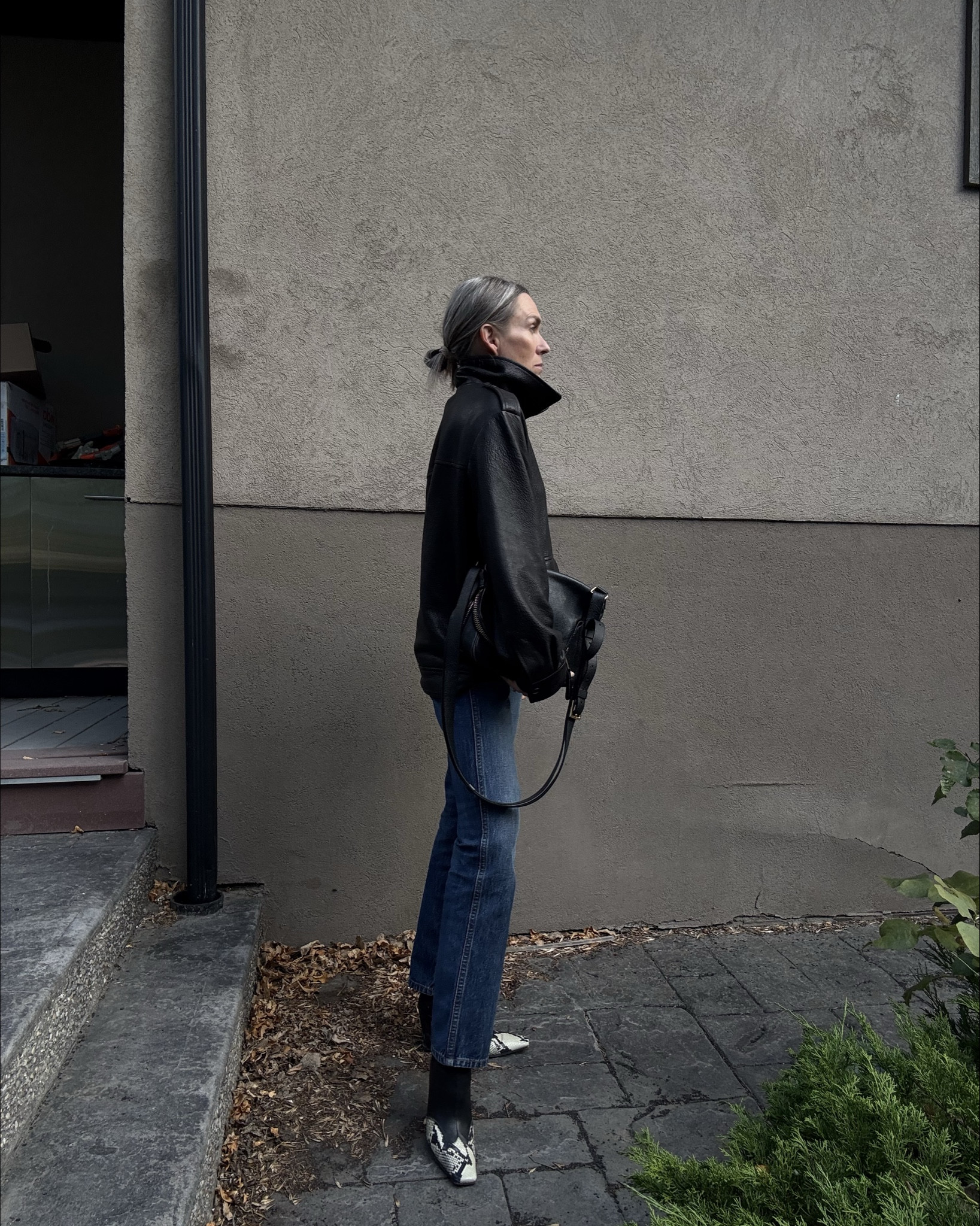 You can be dry go wrong with a leather jacket  

#LTKwinter #LTKstyletip #LTKover50style