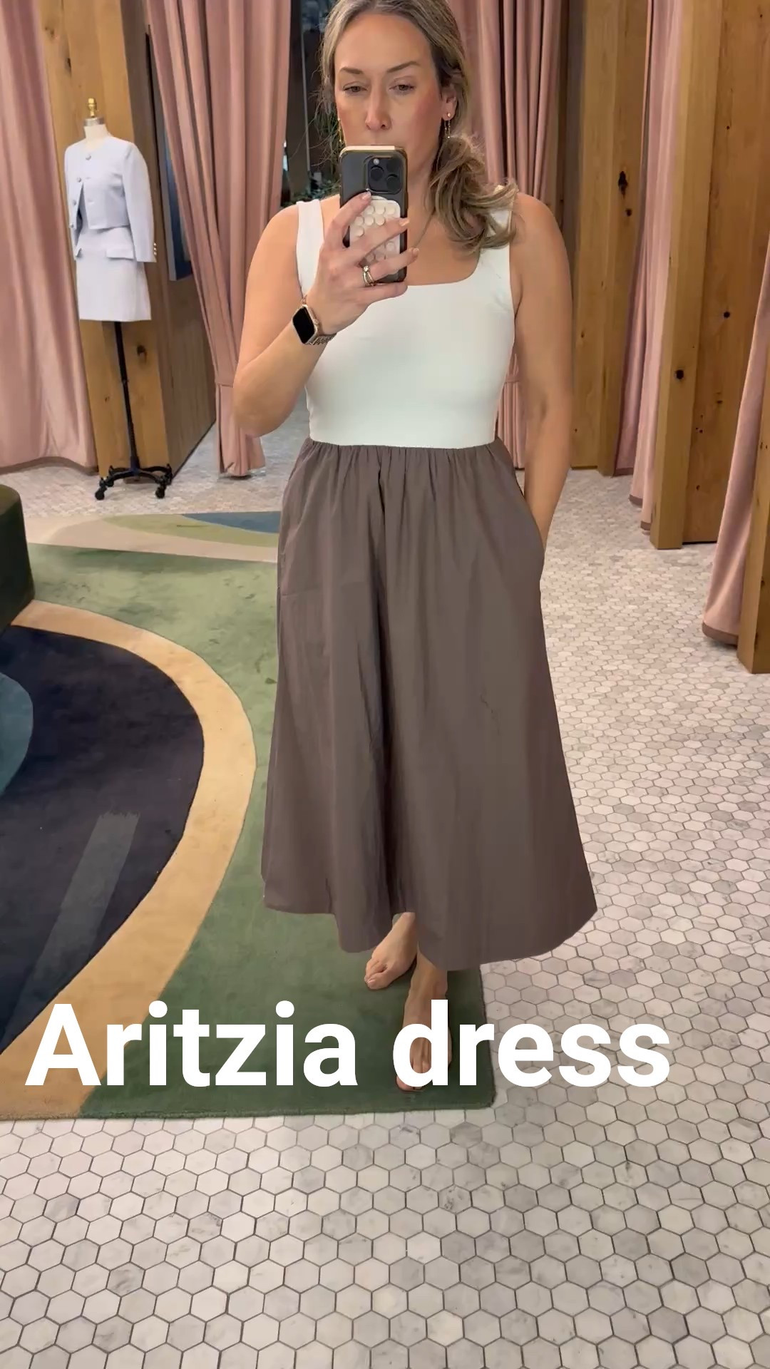 #aritzia #dress has pockets and fits beautifully. Size medium 

#LTKFashionMonth #LTKspring #LTKcanada