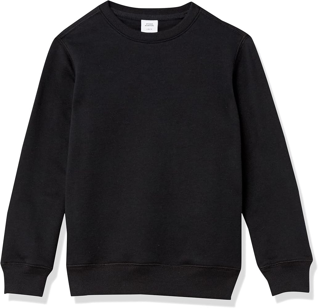 Boys and Toddlers' Fleece Crew-Neck Sweatshirts, Multipacks | Amazon (US)
