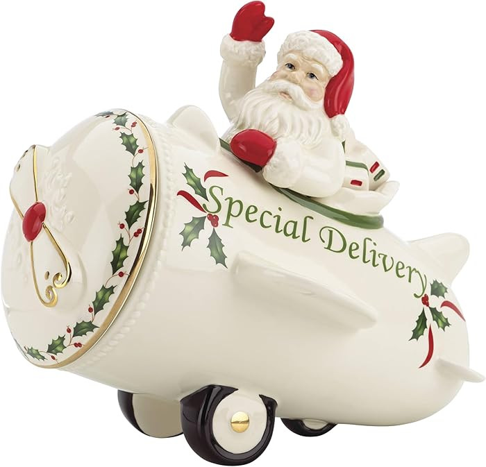 Lenox 863640 Holiday Airplane Cookie Jar | Amazon (US)