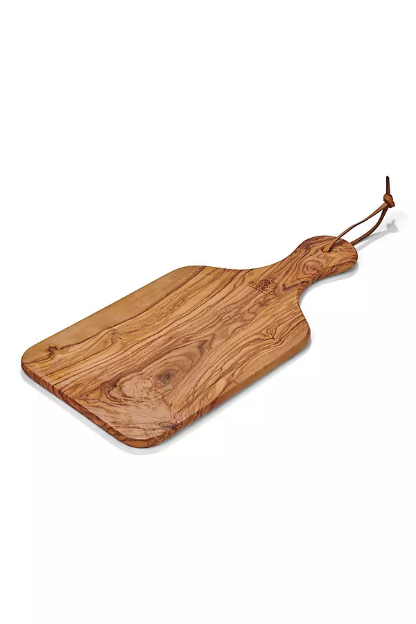Olive Wood Serving Board with Handle | Anthropologie (US)