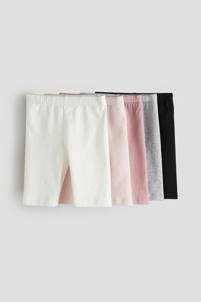 5-pack Cotton Bike Shorts | H&M (US + CA)