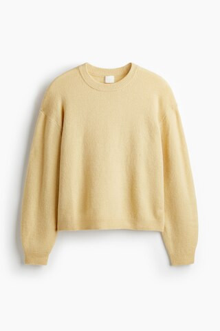 H & M - Knitted jumper - Yellow | H&M (UK, MY, IN, SG, PH, TW, HK)