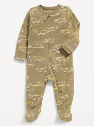2-Way-Zip Sleep & Play Footed One-Piece for Baby | Old Navy (US)