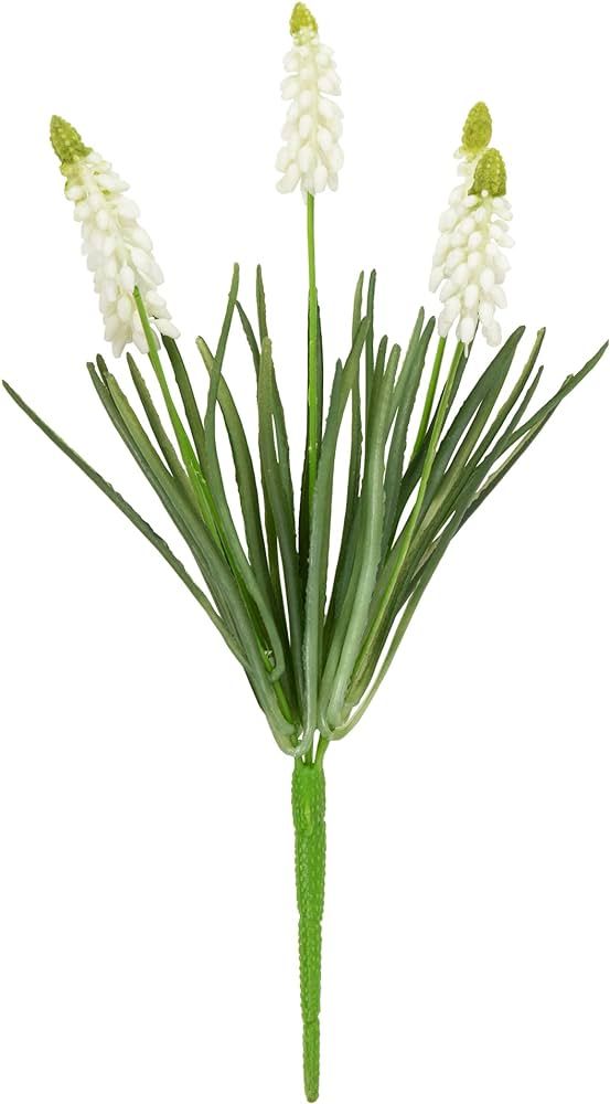 12.5" White Muscari Artificial Floral Spray | Amazon (US)