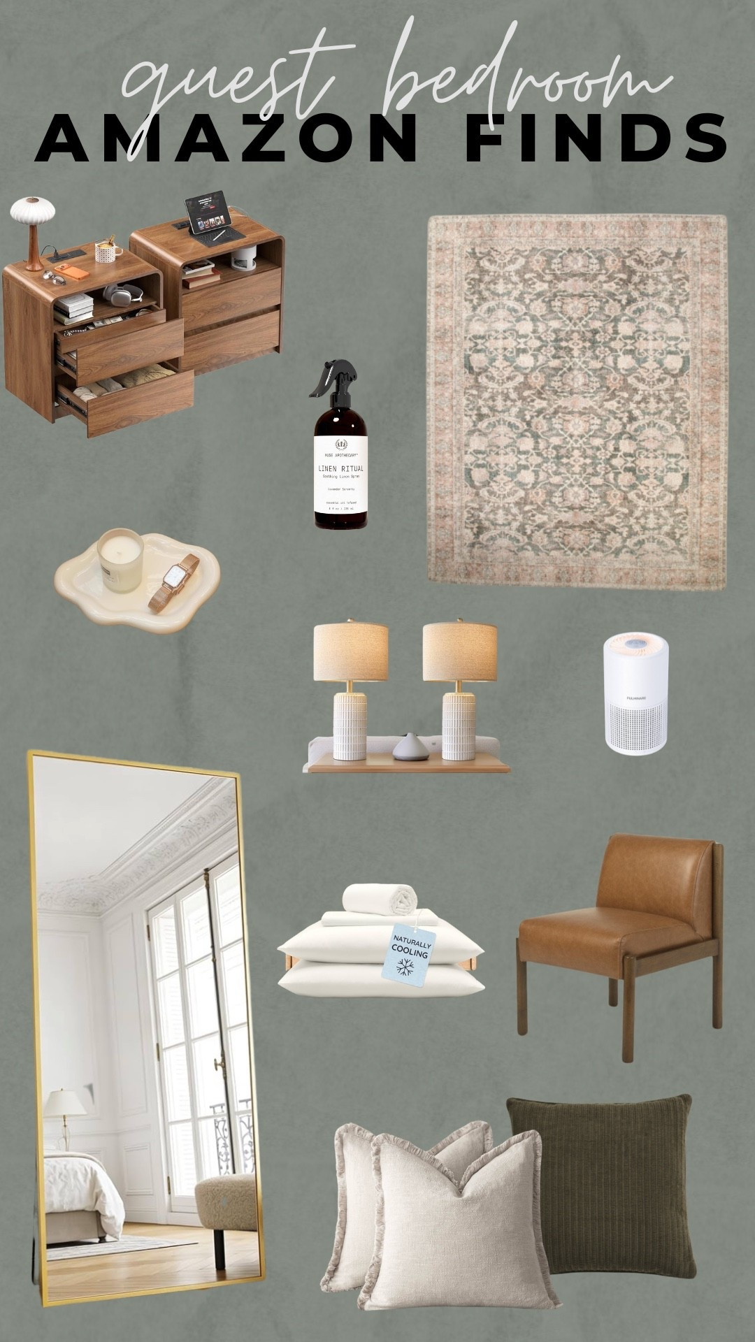Guest bedroom Amazon finds that make your space feel like a cozy little hotel 🤍✨ comfy, clean, and thoughtfully put together for the best stay

#guestbedroom #guestroomdecor #amazonfinds #amazonhome #homedecor #homeinspo #cozyhome #bedroominspo #bedroomdecor #ltkhome #ltkfinds #homeessentials #hostingessentials #welcominghome #aesthetichome #neutralhome #cleanvibes #tidyhome #homeupgrade #comfyhome