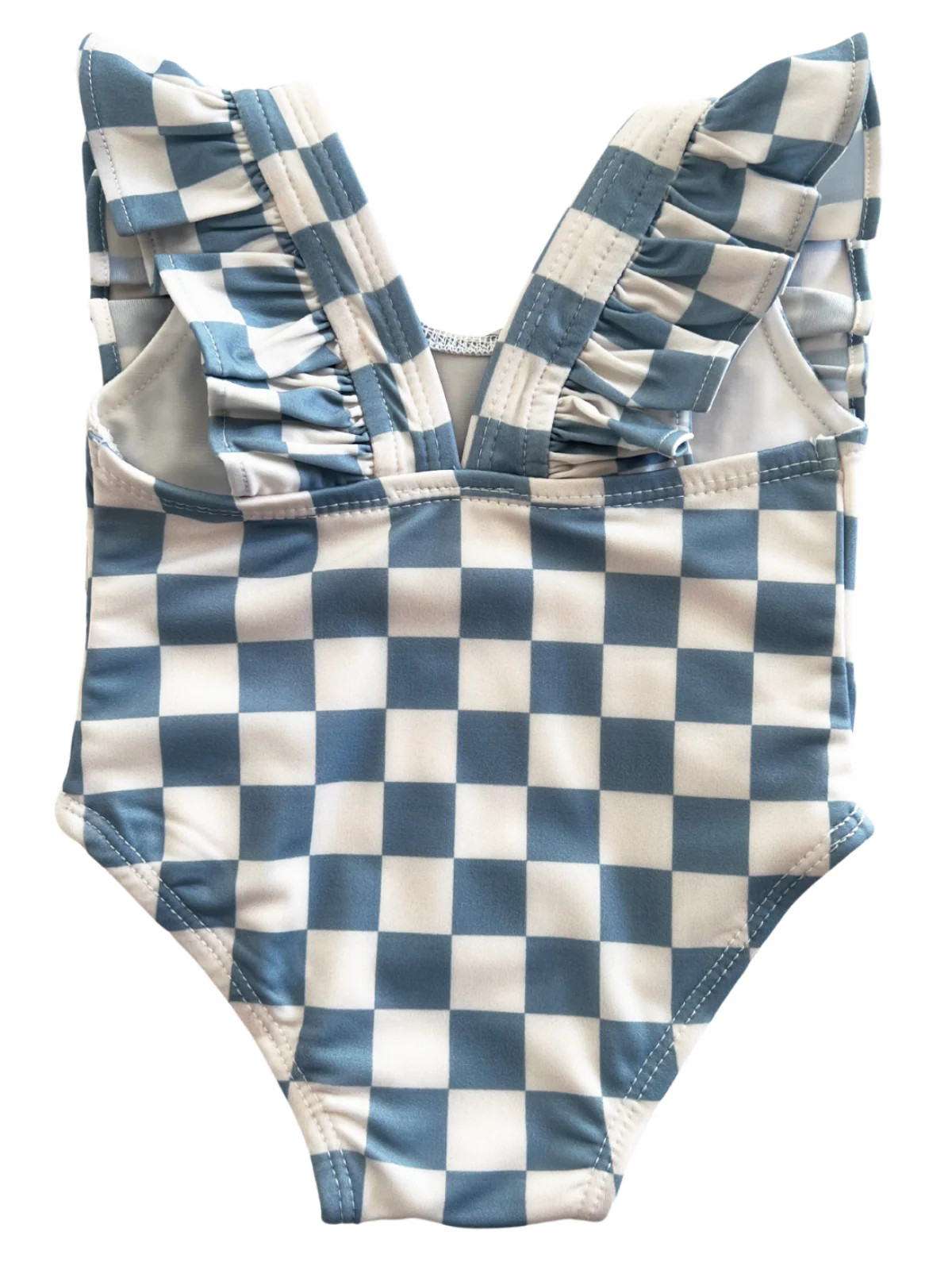 Blueberry Muffin Checkerboard / Isla Swimsuit / UPF 50+ | SpearmintLOVE