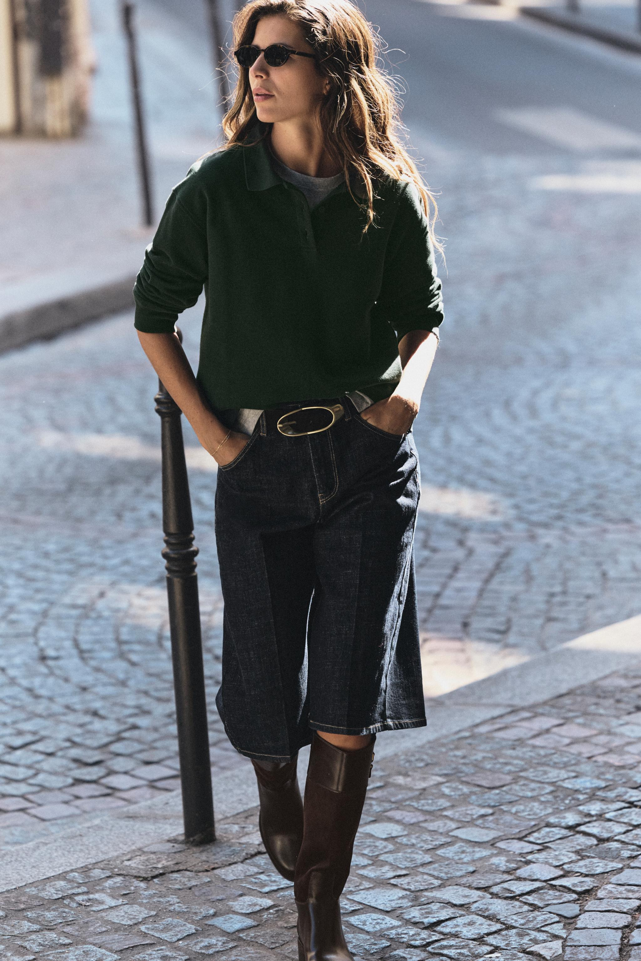 LONG SLEEVE POLO SHIRT | Zara US