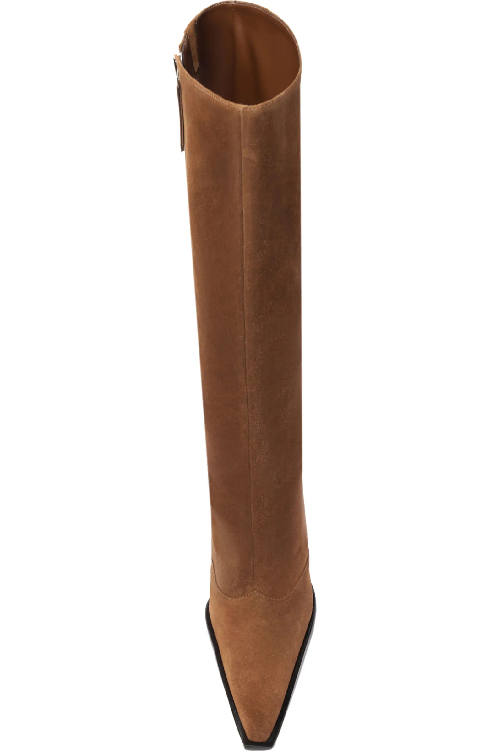 Raffaela Up Block Pointed Toe Knee High Boot (Women) | Nordstrom