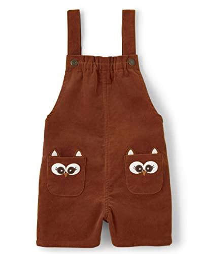 Gymboree Girls and Toddler Embroidered Sleeveless Corduroy Romper, Harvest Fox, 8 | Amazon (US)