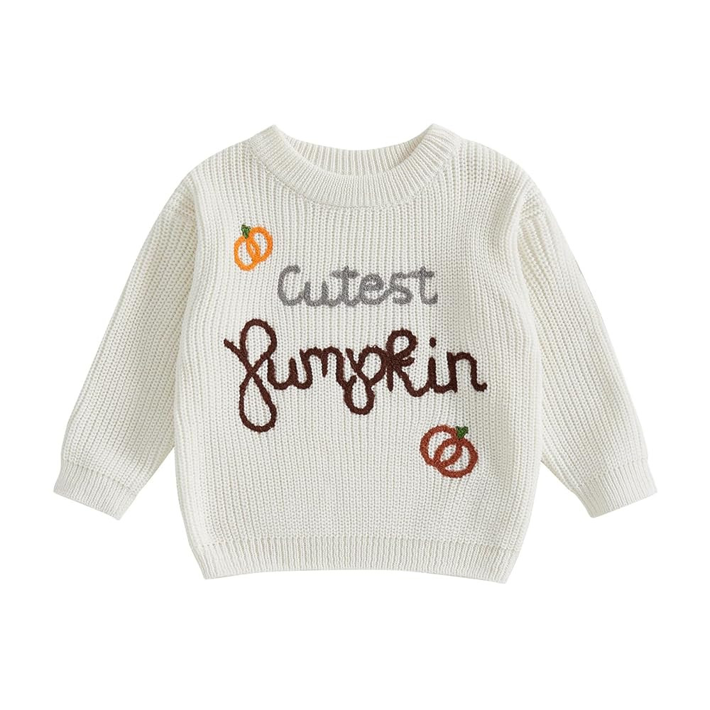 YINGISFITM Thanksgiving Baby Girl Boy Outfit Toddler Thanksgiving Halloween Sweater Knit Sweaters... | Amazon (US)