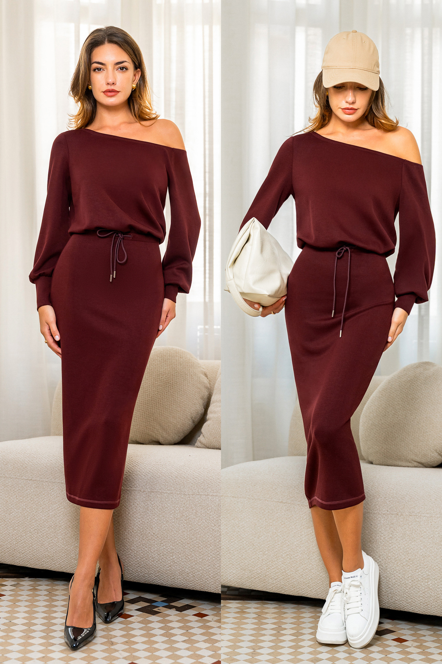 Front & Center Red Midi Dress | Cupshe US