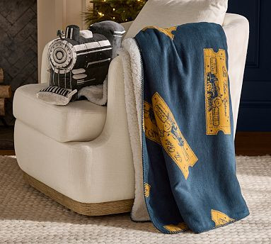 The Polar Express™ Ticket Throw | Pottery Barn (US)