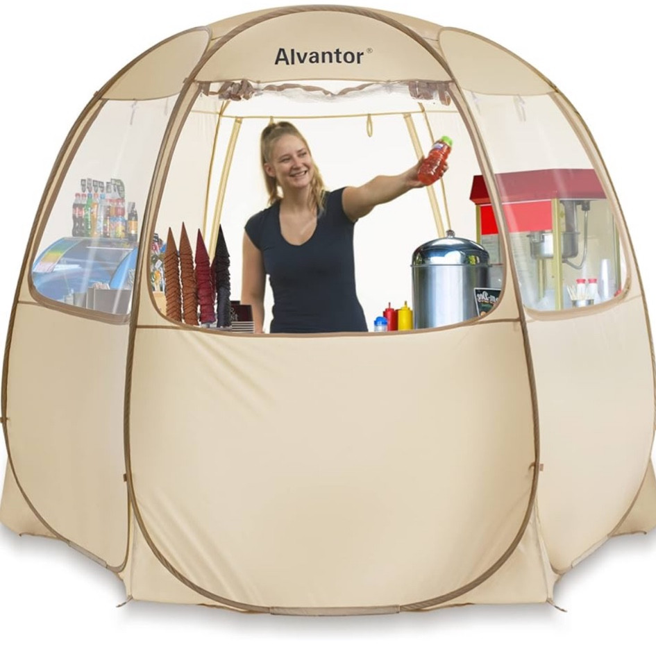 Alvantor Pop Up Canopy for Commercial Activity - Vendor Booth Event Tent - 10x10 - Camping Gazebos - Beige

#LTKActive #LTKFamily #LTKOver40