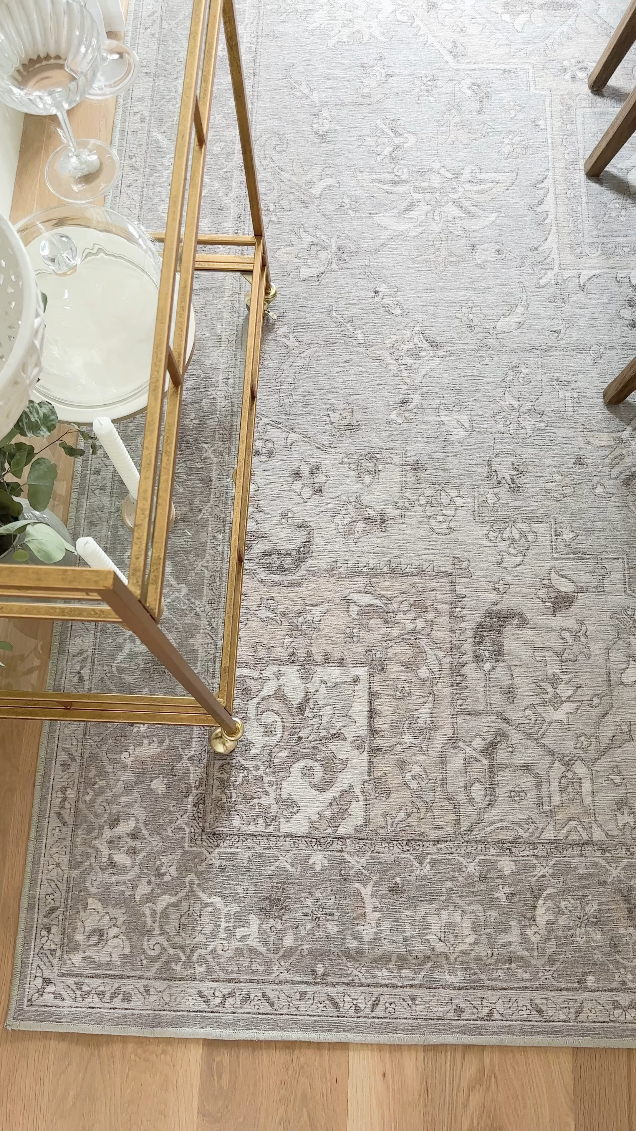 Our dining room rug is washable (from Ruggable) and we love it! It reads more gray than the stock photo on the website. Dining room design, dining room furniture, tablescape 

#LTKhome #LTKsalealert #LTKstyletip