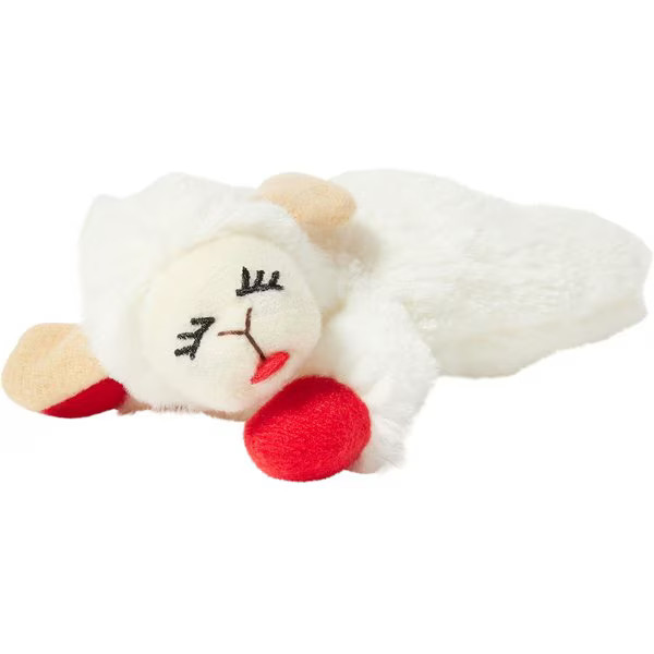 Multipet Lamb Chop Plush Cat Toy with Catnip | Chewy.com