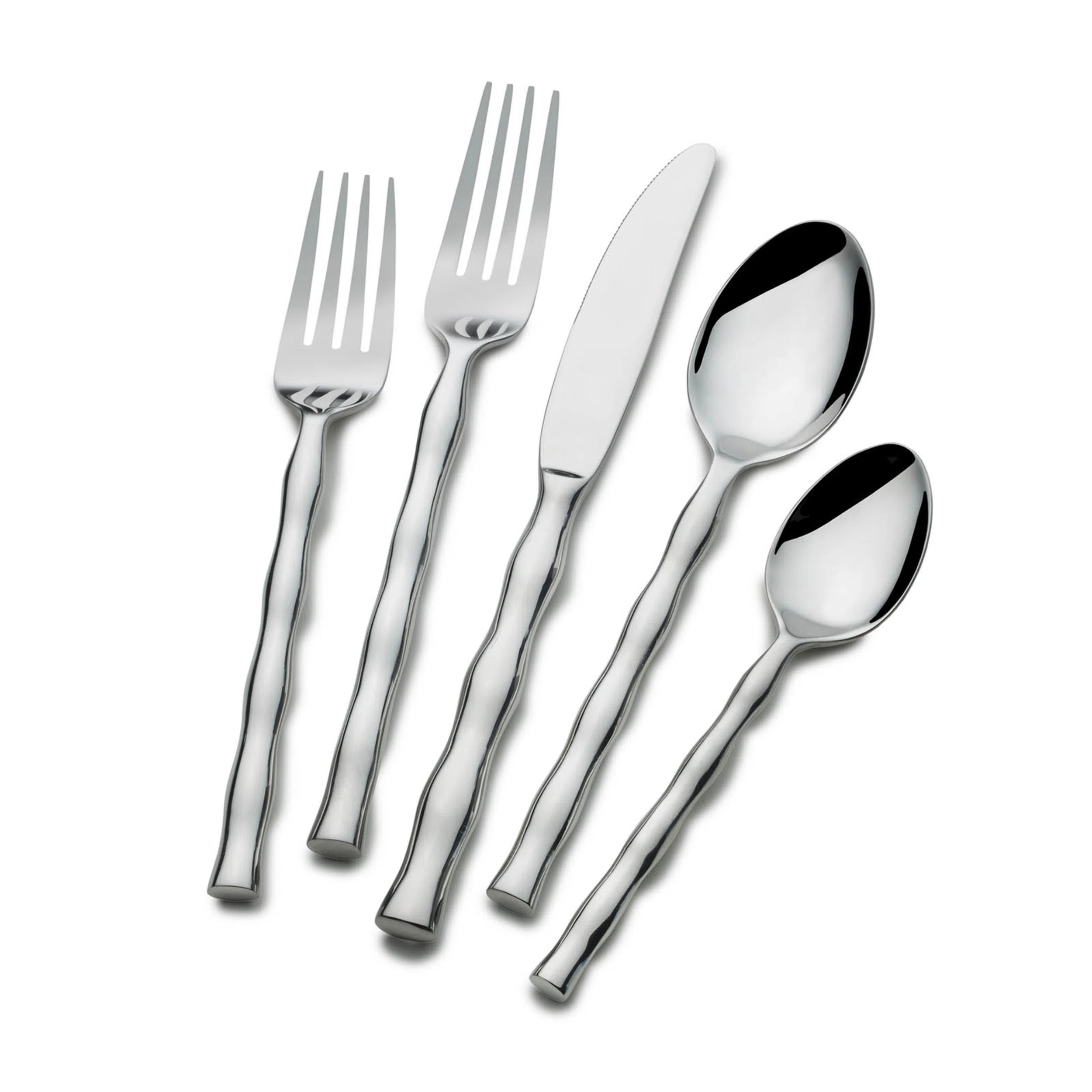 Towle Silversmiths Towle Silversmiths Calypso 20 Piece Flatware Set, Service for 4 | Wayfair | Wayfair North America