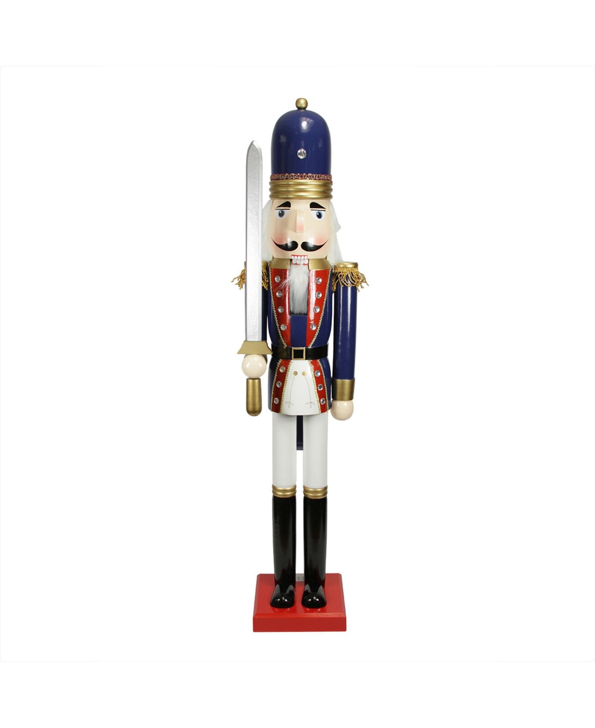 Northlight Christmas Nutcracker Soldier with Sword - Blue | Macy's