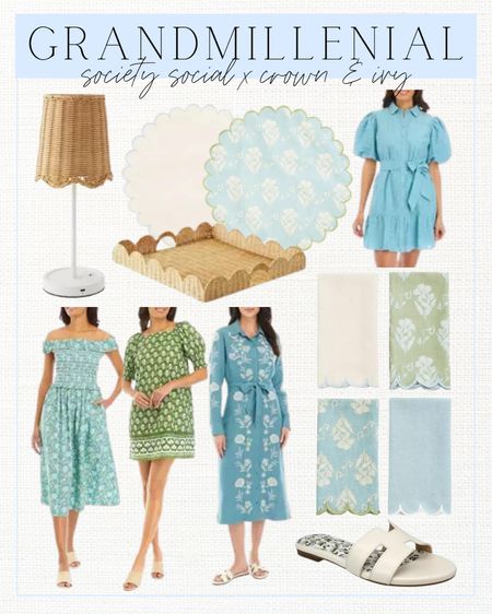 So many new grandmillennial finds in the Society Social x Crown & Ivy collection that dropped today! And there’s more coming next week 😍

Grandmillennial style, grandmillennial dress, grandmillennial home, grandmillennial decor, block print dress, blue & white 

#LTKhome #LTKfindsunder50 #LTKfindsunder100