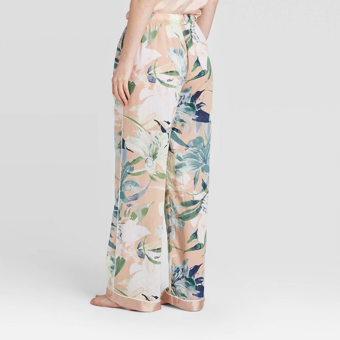 Women's Floral Print Simply Cool Pajama Pants - Stars Above™ Coral | Target