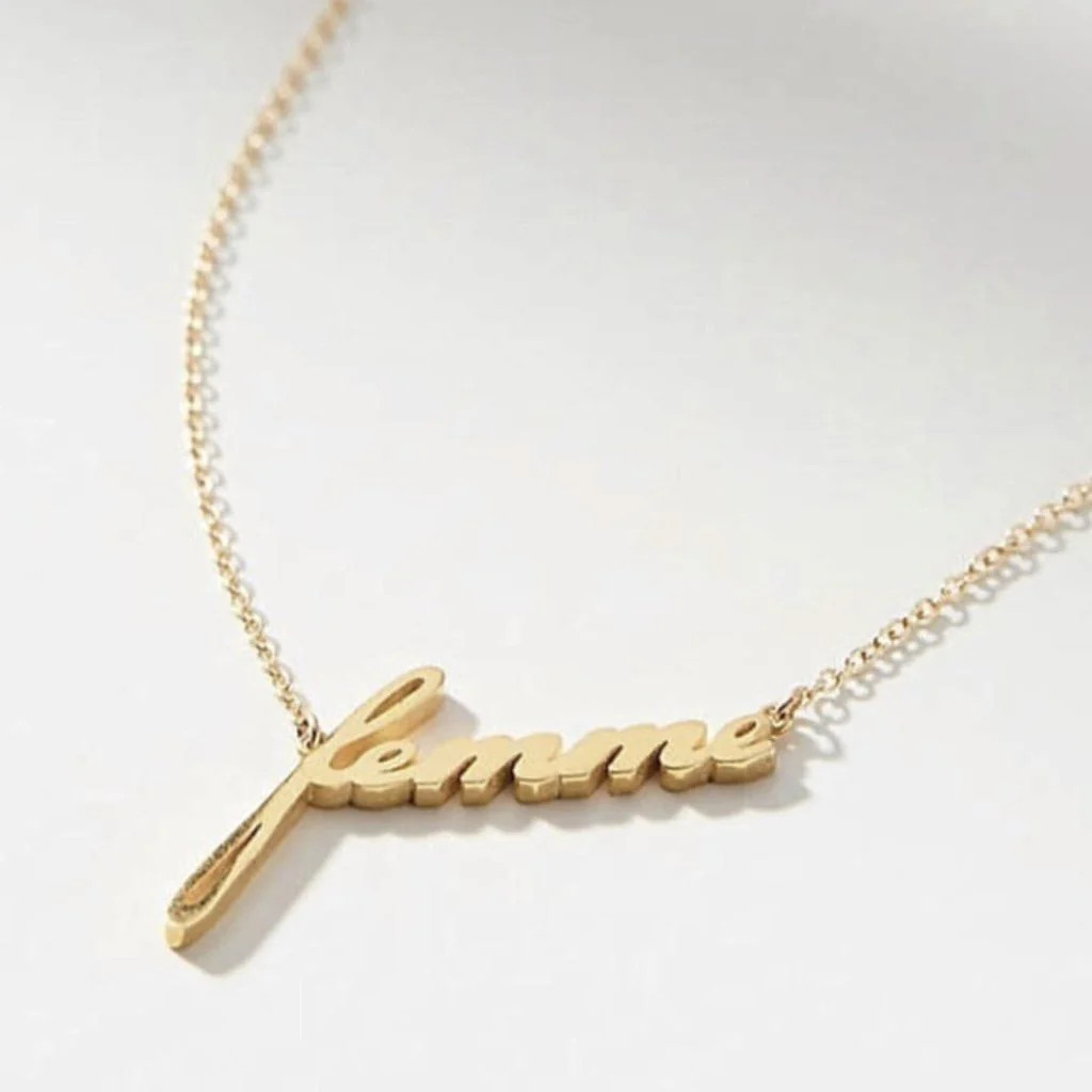 Femme Script Necklace | Thatch