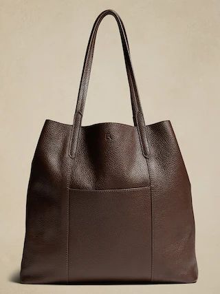 Leather Classic Tote | Banana Republic Factory