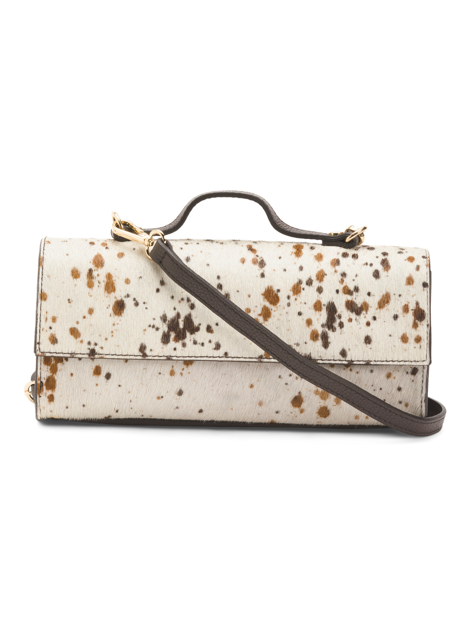 Made In Italy Leather Clutch | TJ Maxx