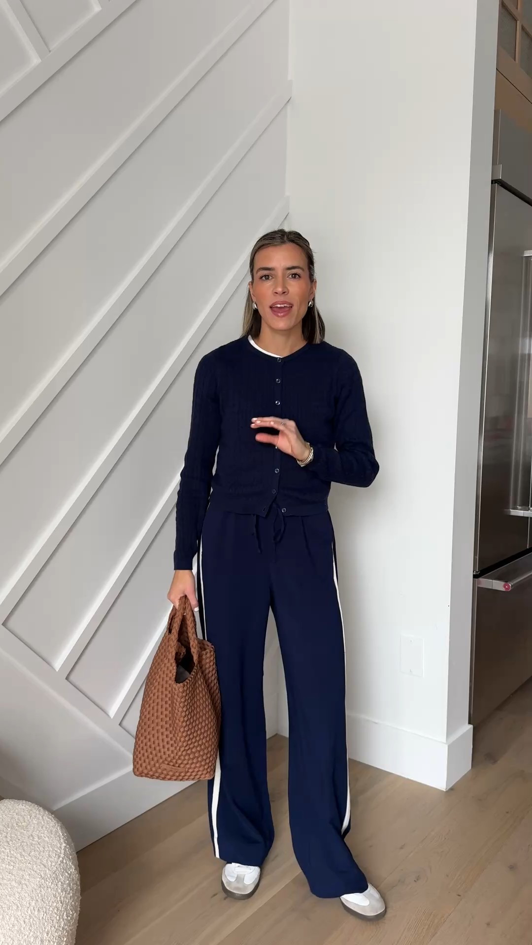 Pants size XS 
Cable knit sweater size small 