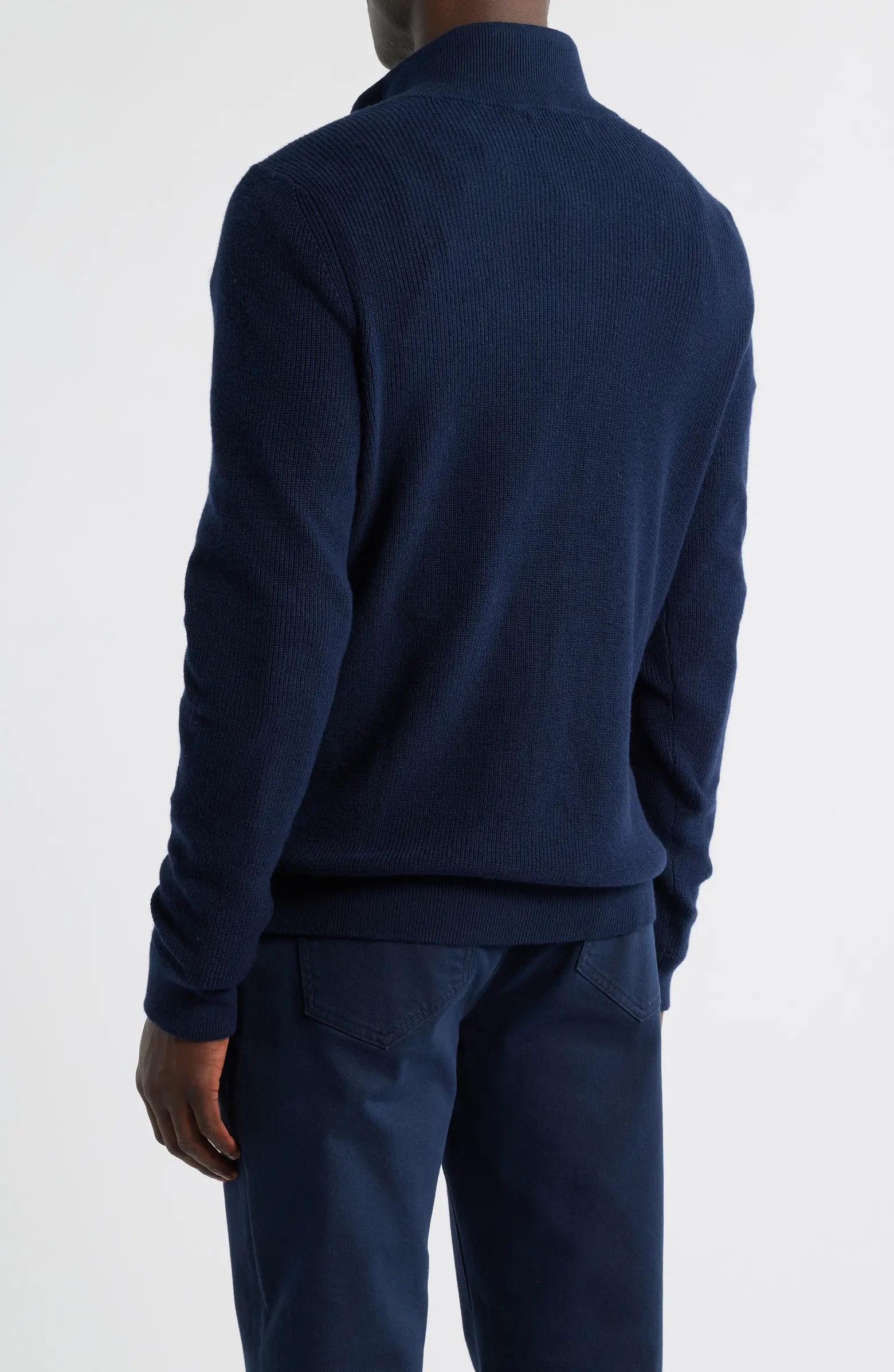 Cotton & Cashmere Quarter Zip Sweater | Nordstrom