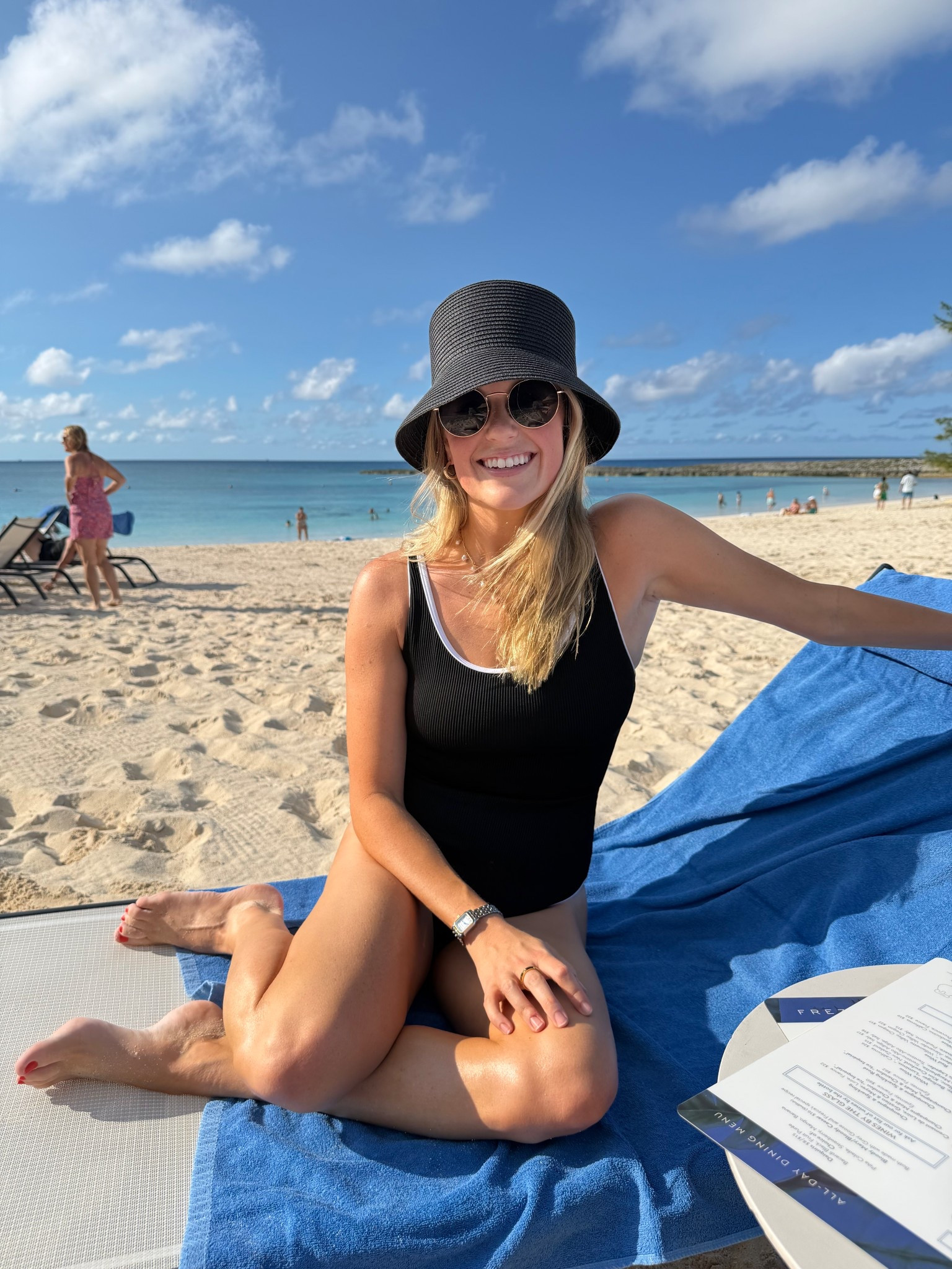 One piece supportive swim suit // Amazon