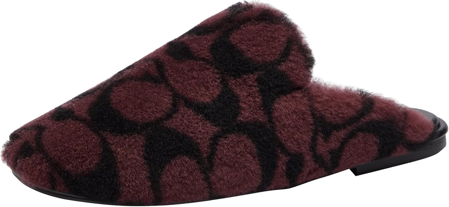 COACH Women's Signature Shearling Slippers | Amazon (US)