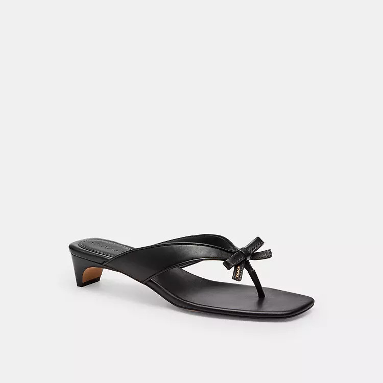 Bow Thong Kitten Heel | Other Shoes | Coach | COACH\u00ae | Coach (US)