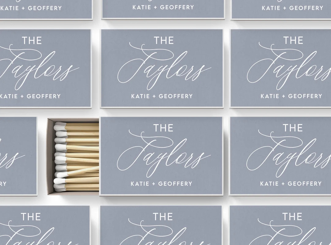 Custom Wedding Matches SET OF 50 - Affordable Wedding Matches - Wedding Favors - Shower Favors - ... | Etsy (US)