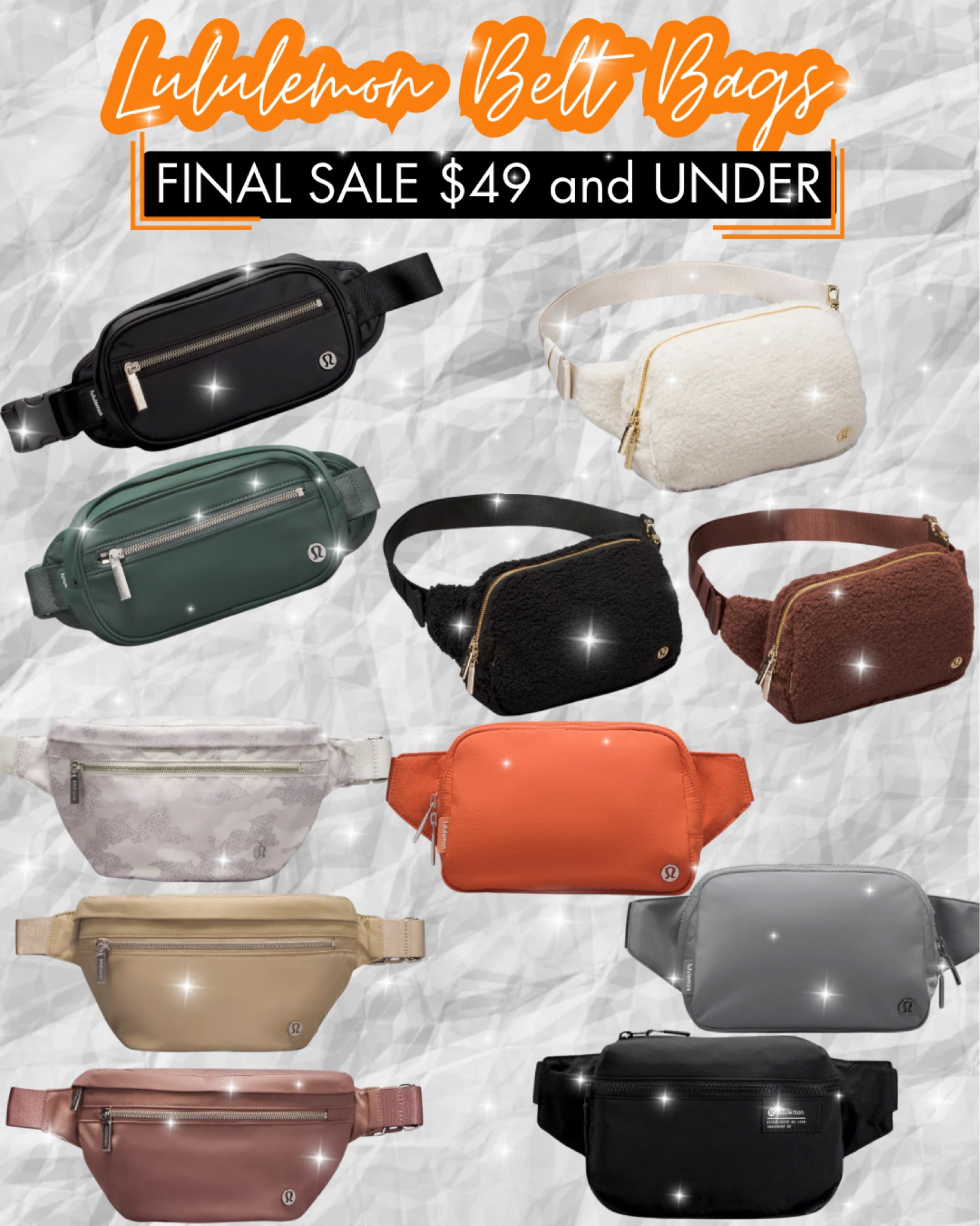 LULULEMON Belt Bags FINAL SALE $49 & Under #lululemon #sale #beltbag #fashion #deal 

#LTKfindsunder50 #LTKitbag #LTKCyberSaleIT