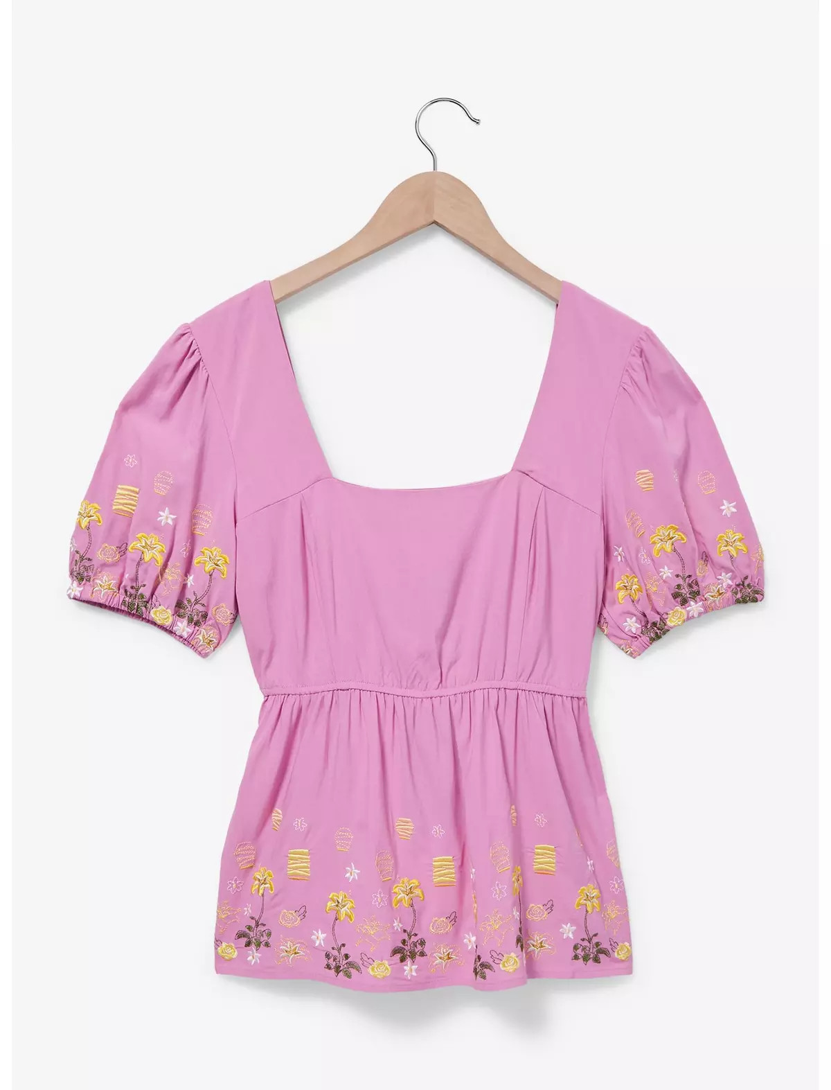 Disney Tangled Floral Lanterns Women's Smock Blouse - BoxLunch Exclusive | BoxLunch