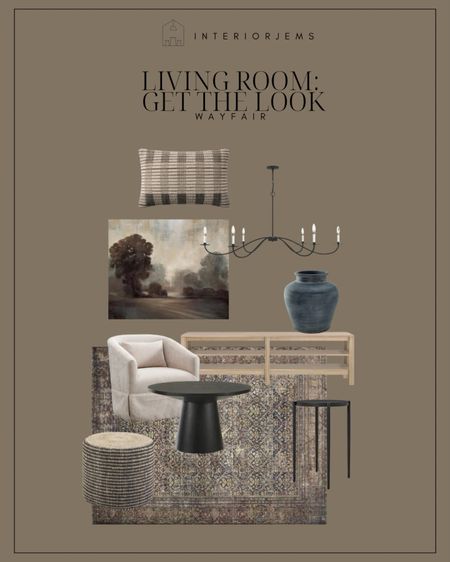 Wayfair living room $250 or less, affordable, living room, living room, furniture on sale, framed art, media cabinet, media, consul, affordable, Accent chair, woven ottoman, throw pillow, bed, pillow, ceiling, light, portable table base, vintage like rug

#LTKstyletip #LTKhome #LTKsalealert