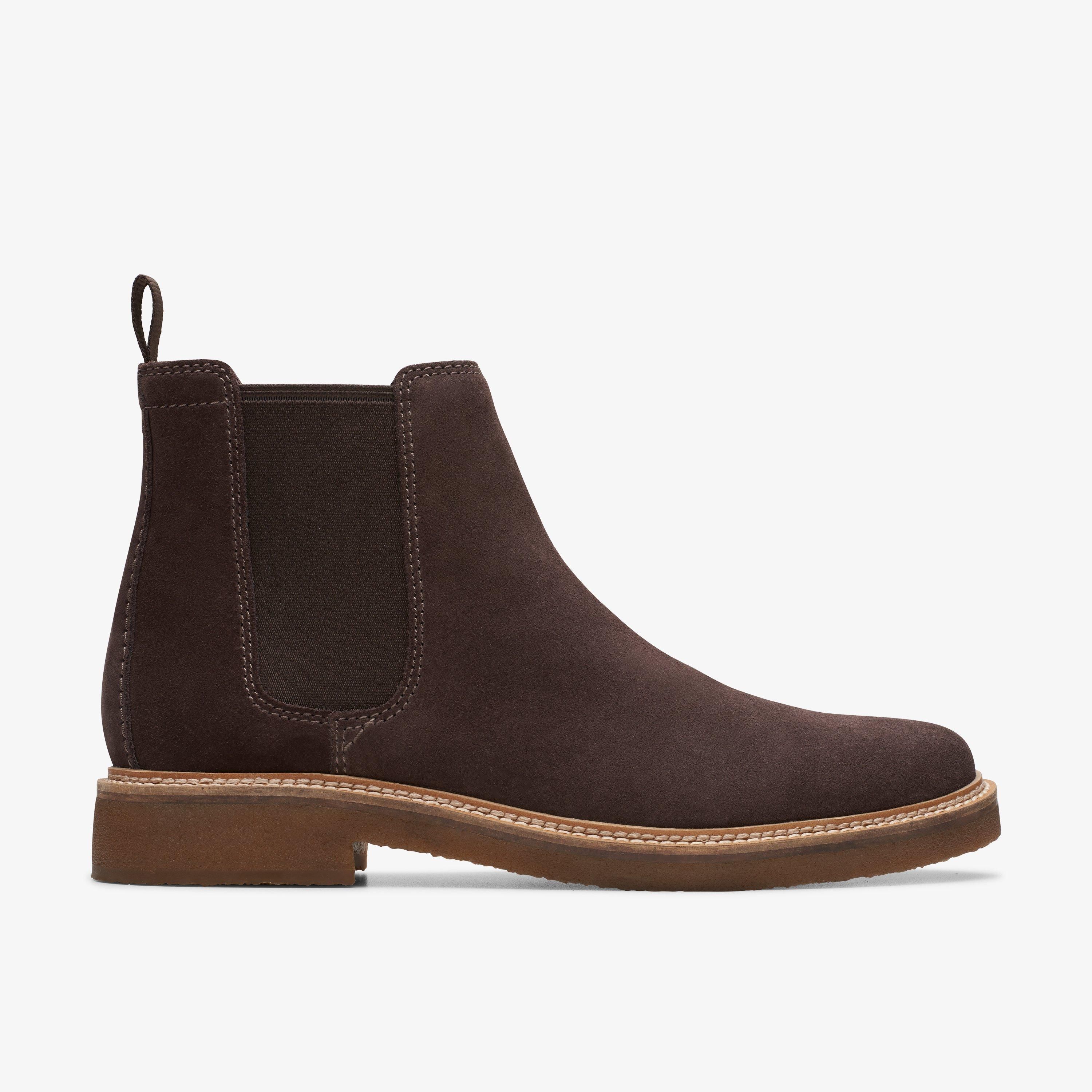 Men Clarkdale Easy Dark Brown Suede Boots | Clarks US | Clarks (US)