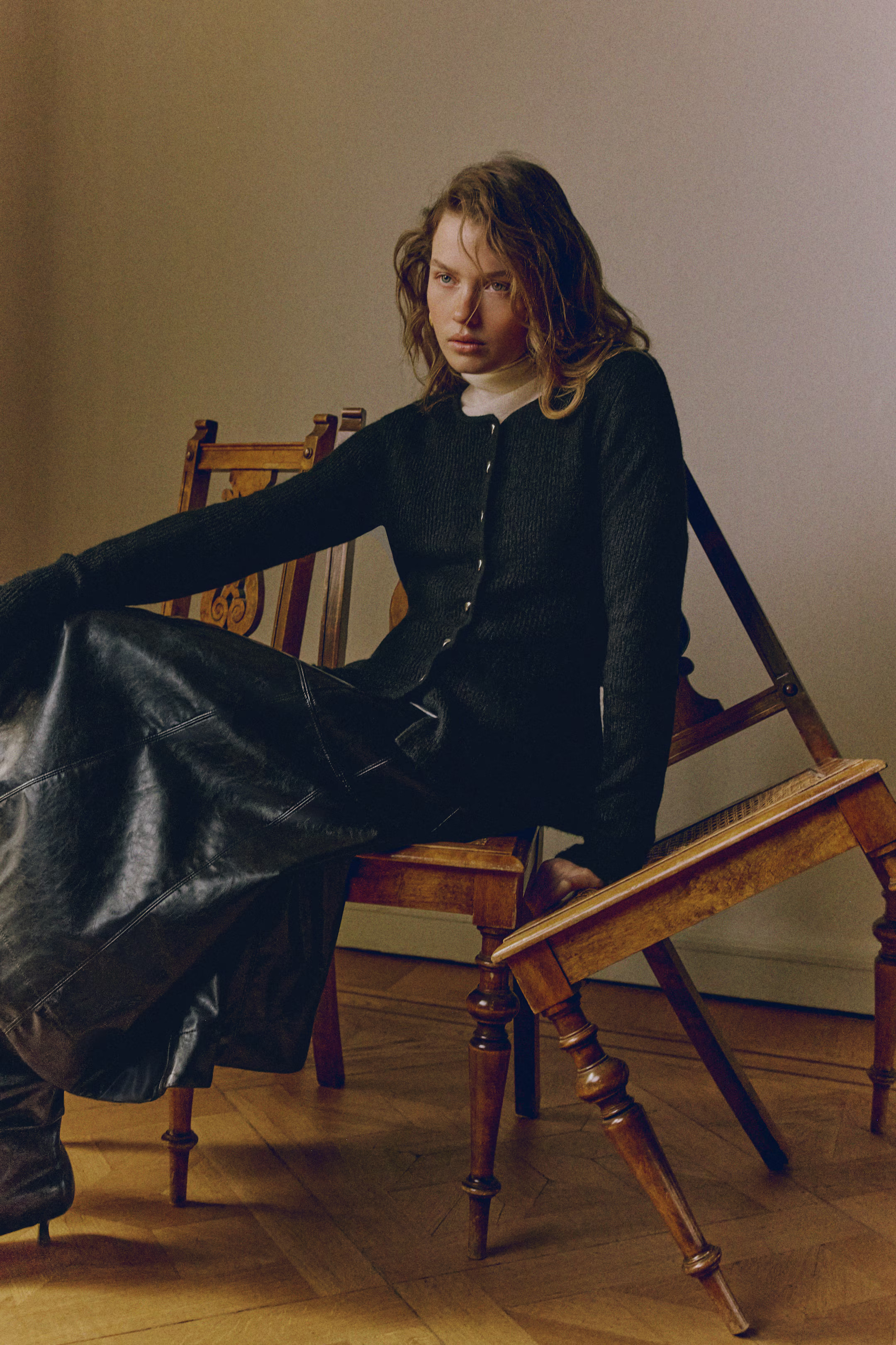 Rib-Knit Peplum Cardigan - Black - Ladies | H&M US | H&M (US + CA)