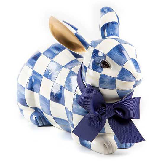Royal Check Resting Bunny | MacKenzie-Childs