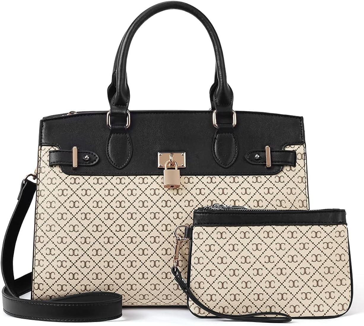 CLUCI Monederos y bolsos de mano para mujer, de cuero vegano, con juego de embrague, 2 unidades, ... | Amazon (US)