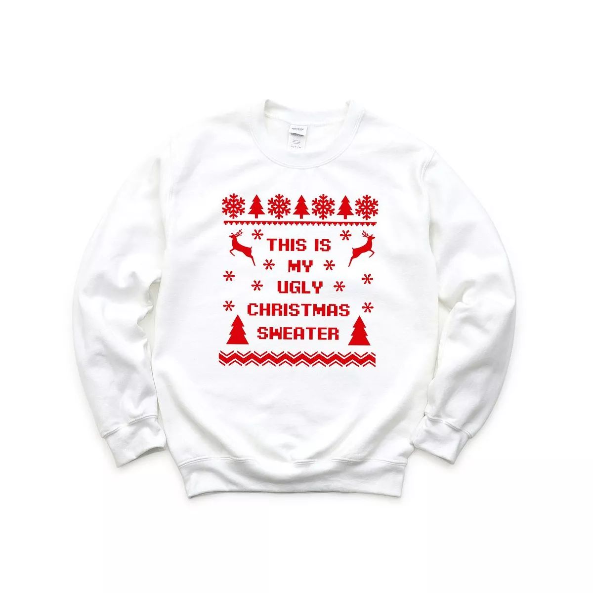 Simply Sage Market Women's Graphic Sweatshirt Ugly Christmas Sweater | Target