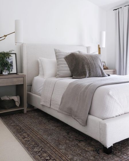 Our guest bedroom with textural, neutral bedding

#LTKhome