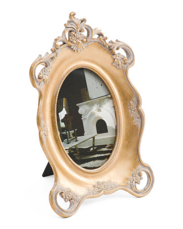 4x6 Gilded Baroque Tabletop Photo Frame | TJ Maxx
