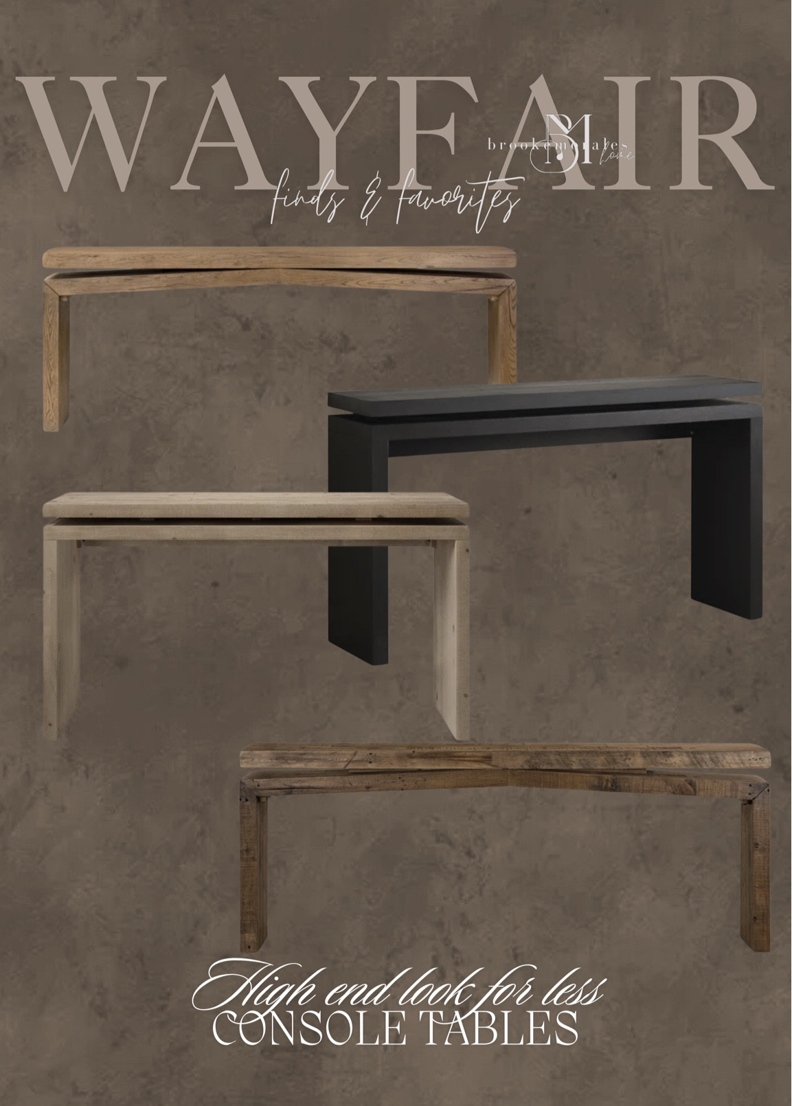 High end look for less console tables from  @wayfair #wayfair #wayfairpartner

#LTKHome #LTKStyleTip #LTKMostLoved